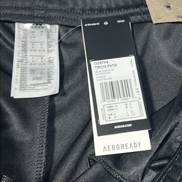 NWT Adidas women's Tiro 19 training pants small black - Picture 10 of 10